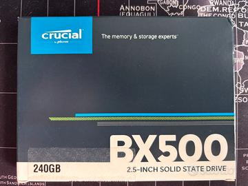 SSD CRUCIAL BX500 240GB 2,5" SATA NUOVO SIGILLATO