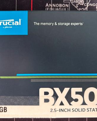 SSD CRUCIAL BX500 240GB 2,5" SATA NUOVO SIGILLATO
