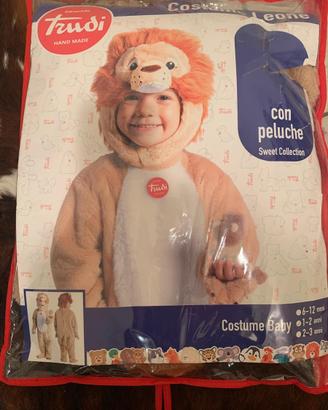 Costume carnevale trudi leone 2 anni