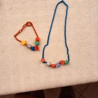 bracciale e collana bambina con charms