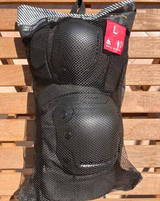Set completo protezioni roller oxelo fit 500 Nuovo