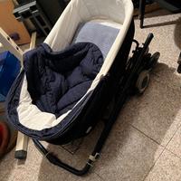 Culla neonato con struttura pieghevole e ruote – p