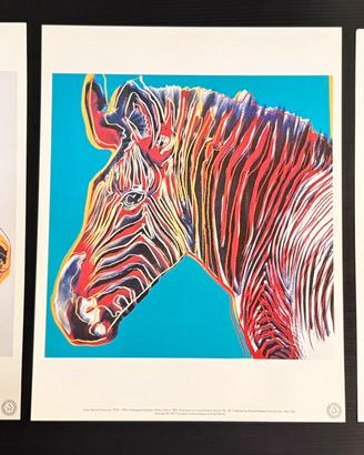 Set 3 poster vintage Andy Warhol