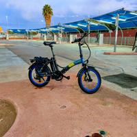 nuova Bici elettrica Argento Piuma Foldable E-bike