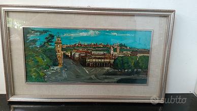 Quadro paesaggio di città 