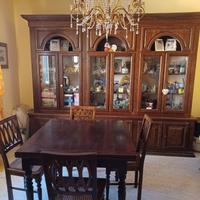 Sala in noce massello nazionale