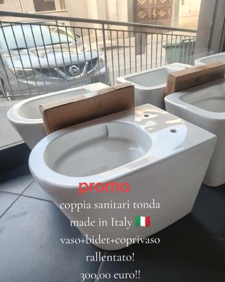 coppia sanitari serie tonda 
