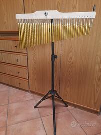 Campane a canne 36 note con stand.