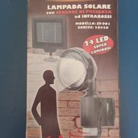 Lampada Solare Vinco ST‑901 nuova – 24 LED con Sen