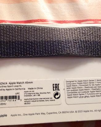 Apple Watch 45mm Tornado/Gray Sport Loop XL