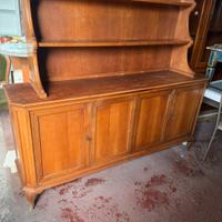 Credenza con piattaia in legno