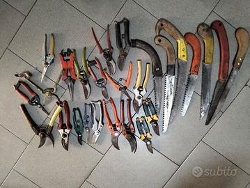 forbici e seghetti manuali 