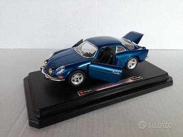 MODELLO AUTO RENAULT A110 ALPINE BLU' BURAGO