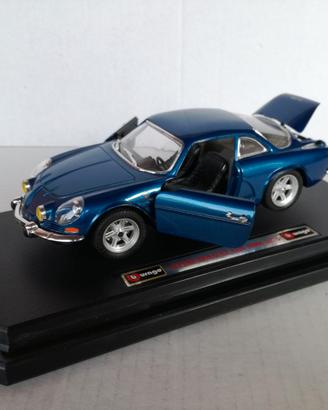 MODELLO AUTO RENAULT A110 ALPINE BLU' BURAGO