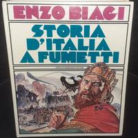 Libro Storia d'italia a fumetti vintage book 1978