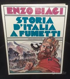 Libro Storia d'italia a fumetti vintage book 1978