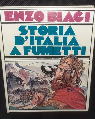 Libro Storia d'italia a fumetti vintage book 1978