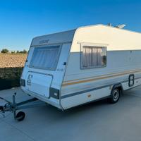Roulotte knaus con veranda nuova