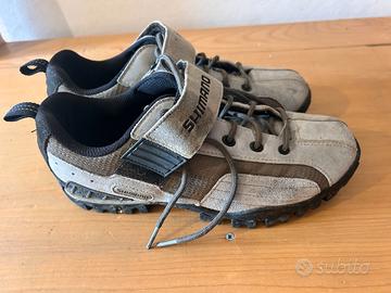 Scarpe da mtb Shimano SPD usate, ottime per princi