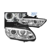 FARI BMW E92 E93 06-10 XENON OCCHI ANGEL LED CROMA