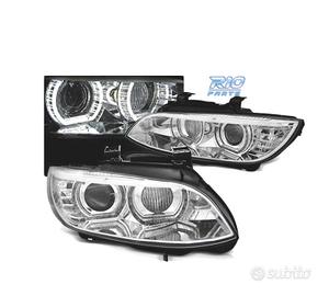 FARI BMW E92 E93 06-10 XENON OCCHI ANGEL LED CROMA