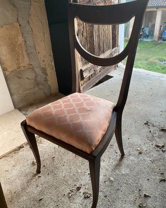 Sedie vintage legno x 3