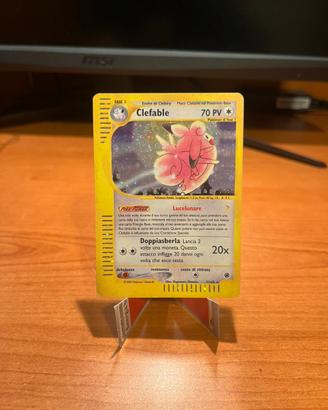 Clefable holo 7/165 Pokémon expedition