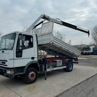IVECO EUROCARGO 100 E 15 RIBALTABILE + GRU