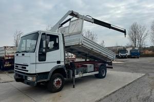 IVECO EUROCARGO 100 E 15 RIBALTABILE + GRU