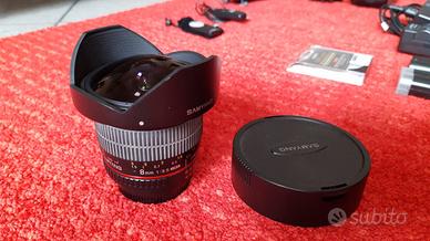 Samyang 8mm fisheye - innesto Nikon