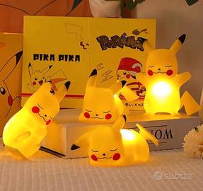 Lampada pikachu da notte pokemon gadget lamp