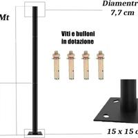 Staffa Per Supporto In Metallo da 3 Metri Palo Pe