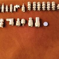 Connettori coassiali- 22 pezzi.