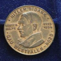 Spilla Adolf Hitler Dank GERMANIA 1933 1934