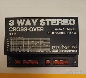 Filtro Crossover Unicars 3vie HiFi Stereo 100+100w