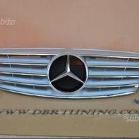 Calandra look AMG Mercedes E W211 02-06 Silver