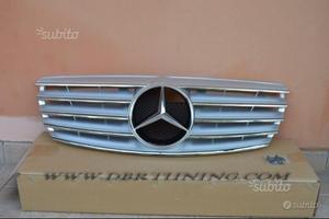 Calandra look AMG Mercedes E W211 02-06 Silver