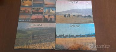 4cartoline puzzle Toscana