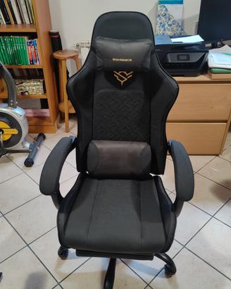 Sedia gaming PC ufficio nuova