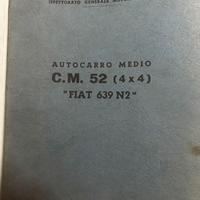 uso e manutenzione di cm  fiat 639 n2