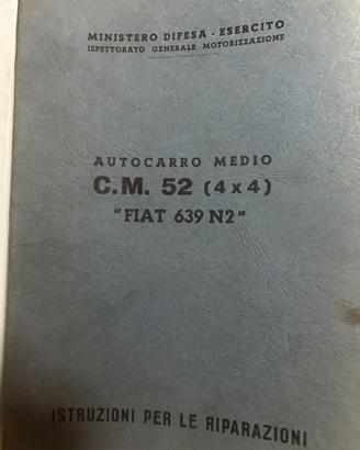uso e manutenzione di cm  fiat 639 n2