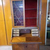 Vetrina con scrittoio vintage