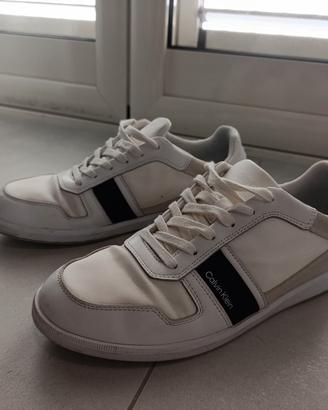 scarpe Calvin Klein bianche 