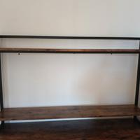 scrivania con libreria 