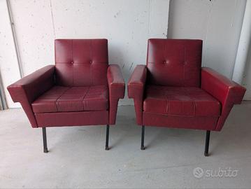 Coppia Poltrone anni 50/60 stile Marco Zanuso