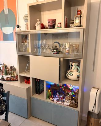 Soggiorno mobile libreria tv