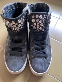 Sneakers nere con strass Crime tg. 36