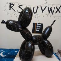 Scultura cane palloncino 