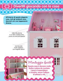 Casa di hello kitty.tutta completa