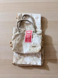 Borsa mare+ telo fouta 100% cotone